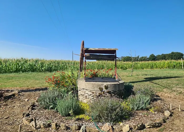 La Dorgisière - Ferme Du Xviie Rénovée, Grand Jardin Arboré à 15 Min Du Puy Dufou
